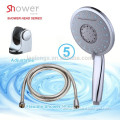 SH-2318 ABS Chromed 5 Functional Waterfall Large Hand Shower